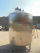 1,250 Gallon Sani-Fab Stainless Sanitary Insulated Mix Tank