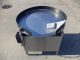 36 In. PPET Stainnless Steel Rotary Accumulating/Unscrambling Table, Variable Speed
