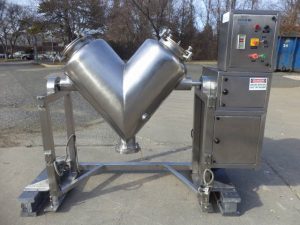 3 Cu.Ft. PAM Stainless Steel Twin Shell "V" Blender, All Stainless Steel