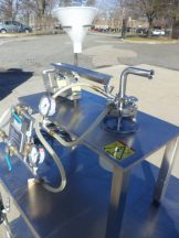 Jet Pulverizer "Micron-Master"" 2-inch Dia. Lab Pharmaceutical Jet Mill/Pulverizer, Stainless