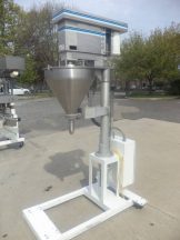 GEI/MATEER Single Auger Powder Filler, Agitated Hopper