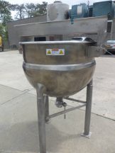 60 gallon Hamilton 316 SS double motion kettle, 90 PSI