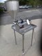 REB Air Operated Tabletop Single Piston Filler, with Hopper
