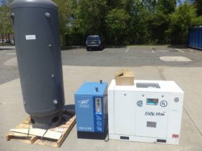 United States Air Compressor 15HP Compressor with Compressed Air Dryer and Expansion Tank