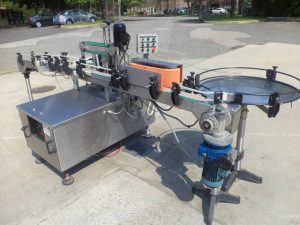 Tirelli "Delta 1" Automatic Pressure Sensitive Spot/Wraparound Labeler, with Coder