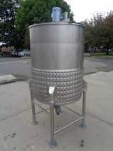 225 Gallon Cora Stainless Dimple Jacketed Mix Tank