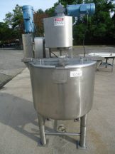 100 Gallon Walker 316 Stainless Double Motion Mix Kettle, 100 PSI  Jacket