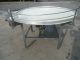 60 Inch Diameter Rotary Unscrambling/Accumulating Table, 115 Volt