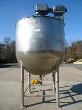 1,000 Gallon Mueller Hemispherical Dual Action Scraper Kettle, 40 PSI Jacket