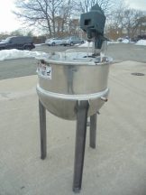 30 Gallon Lee Stainless Steel Hemispherical Kettle, 40 PSI Jacket