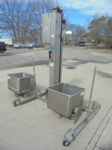 Reiser Column Lifter/Cart Dumper, Stainless  Steel