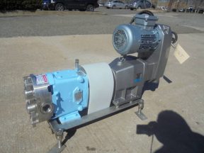 Waukesha 030 Stainless Positive Displacement Pump, 1.5 HP, Vari Speed