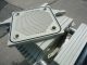 SeitzSchenk 12 In. X 12 In. Polypropylene Filter Press, Stainless Steel Frame