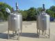 500 Gallon Feldmeier Stainless Sanitary Mix Tanks, Full Sweep (2)