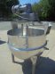 150 Gallon Hamilton Stainless Twin Action Scraper Kettle, 125 PSI Jacket