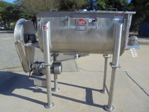 17.5 Cu. Ft. Day Stainless Sanitary Double Ribbon Blender, 8 In. Center Bottom Discharge