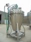 B&G 50 Gallon 316L Stainless Jacketed Vacuum Cone Bottom Mix Tank, Air Driven Mixer