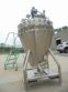 B&G 50 Gallon 316L Stainless Jacketed Vacuum Cone Bottom Mix Tank, Air Driven Mixer