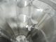 B&G 50 Gallon 316L Stainless Jacketed Vacuum Cone Bottom Mix Tank, Air Driven Mixer