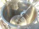100 Gallon Cherry Burrell 316 Stainless Steel Jacketed Pressurized Kettle/Reactor, Tilt Out Agitation