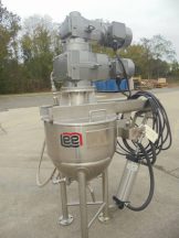 30 Gallon Lee 316 SS Double Motion Mixing Kettle, Tilt-Out Agitation