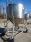 450 Gallon DCI Type 316 Stainless Steel Cone Bottom Portable Tank