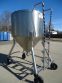 450 Gallon DCI Type 316 Stainless Steel Cone Bottom Portable Tank on Casters