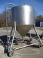 600 Gallon Hicks Equipment Portable Cone Bottom Tank, 316L Stainless