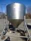 600 Gallon Hicks Equipment Portable Cone Bottom Tank, 316L Stainless