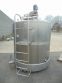 1,500 Gallon Cherry Burrell Stainless Steel Closed Mix Tank with Pitched Bladed Agitators