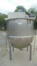 600 Gallon Groen Stainless Steel Double Motion Kettle, 45 PSI Jacket