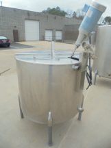 250 Gallon Steriline Stainless Steel Jacketed Mix Tank