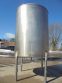 200 Gallon Stainless Steel Vertical Tank, Cone Bottom-