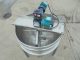 150 Gallon Hamilton Stainless Steel Double Motion Kettle, 40 PSI Jacket