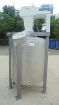 350 Gallon Stainless Closed Top Vertical Mix Tank, 5HP, XP