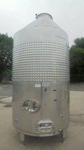 1,980 Gal Criveller Stainless Steel Dimple Jacketed Vertical Sanitary Tank