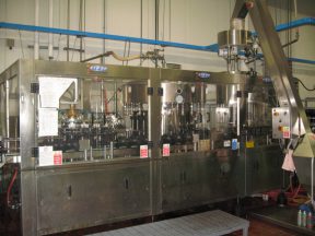 WINE FILLING LINE WITH 24 HEAD RINSER/FILLER/CAPPER