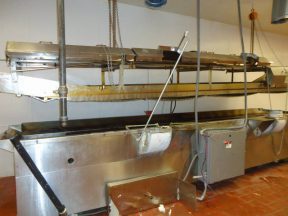 MASTERMATIC/PITCO GAS FIRED CONTINUOUS BELT FRYER