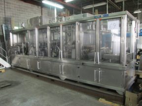 BWI Holmatic Opti-Fil four lane cup filling line