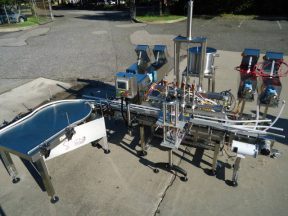 Oden "Servo/Fill" Four Head Stainless Modular Automatic Filling System, UNUSED