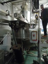 600 Gallon Lee "Tri-Mix" Stainless Steel Triple Motion Kettle, 90 PSI Jacket