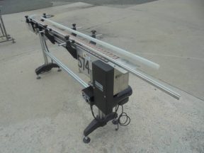 MK Automation 4-1/2 In. X 90 In. Long Bottle Conveyor, Variable Speed