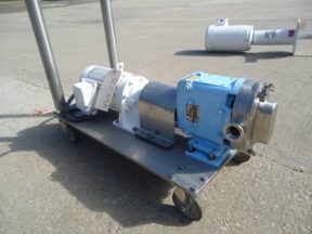 Waukesha Size 015 Stainless Steel Positive Displacement Pump, Portable