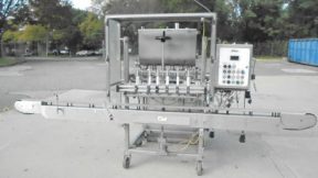 MRM/Elgin Six Piston Inline Filling Machine, 94 ounce pistons