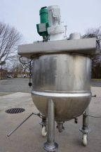 75 Gallon Lee Stainless Steel Scraper Kettle, 90 PSI Jacket