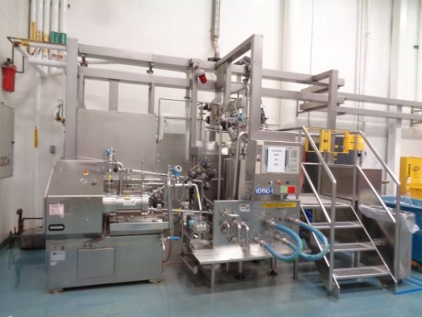 DYNO-MILL KD6 GRINDING MILL, STAINLESS STEEL