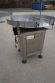 35 Inch Diameter JG Machine Works Stainless Rotary Unscrambling/Accumulating Table, Variable Speed