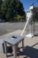 AMS A-100 Single Auger Pedestal Powder Filler, with Flexicon Feeder