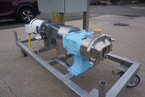 Waukesha 030U2 Stainless Steel Positive Displacement Pump, Variable Speed