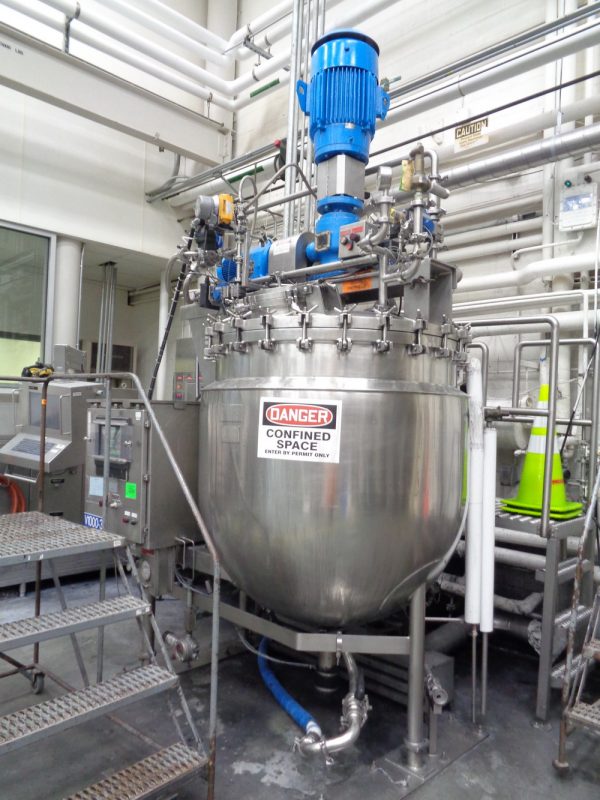 250 Gal Greerco SS Triple Motion “Agi-Mix” Kettle-Reactor